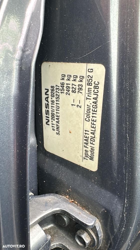 Nissan Note 1.4 visia - 12