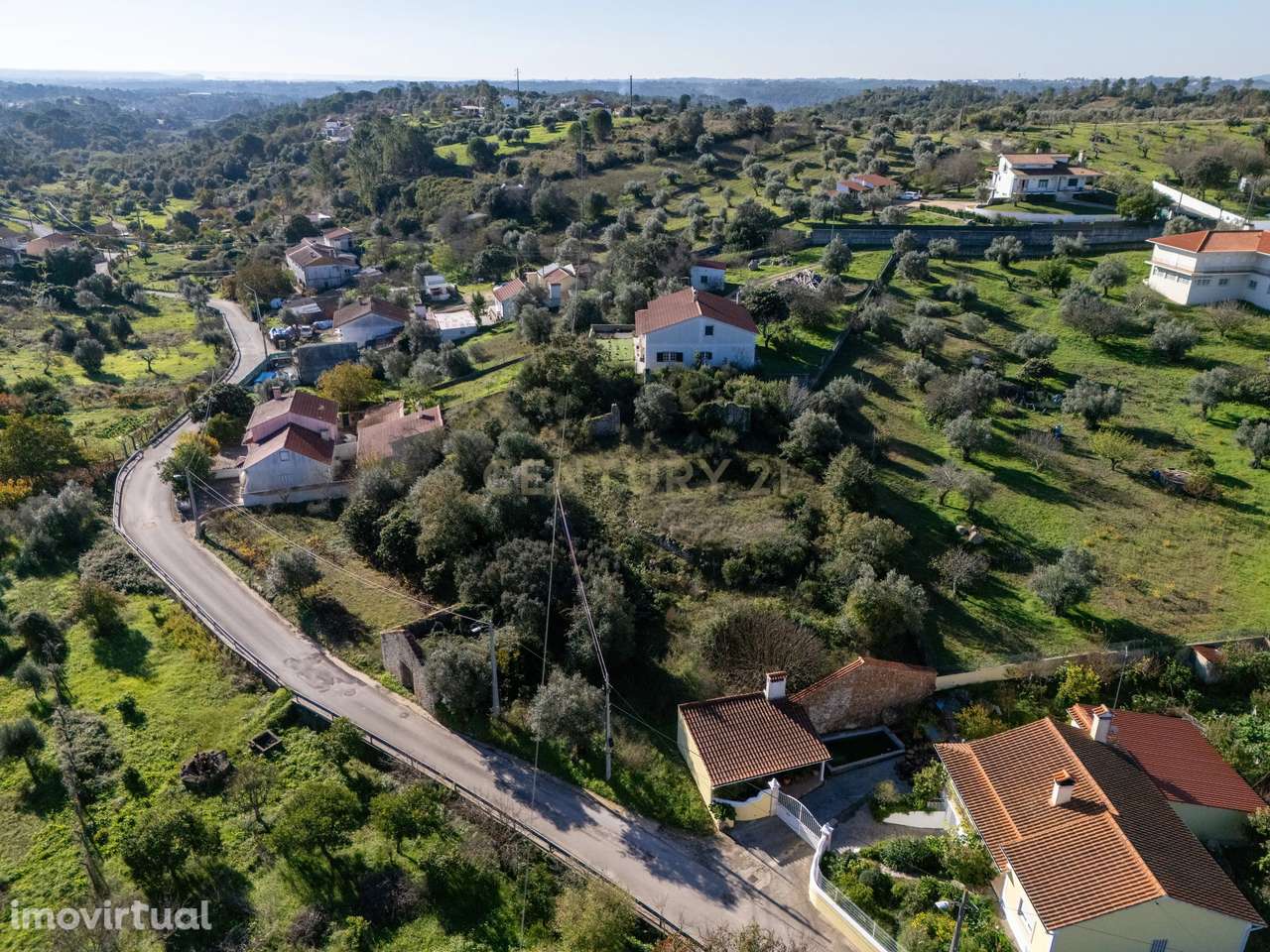 Terreno Urbano com Ruínas e Árvores de Fruto - 2.280m² - Longra, Tomar - Grande imagem: 4/16