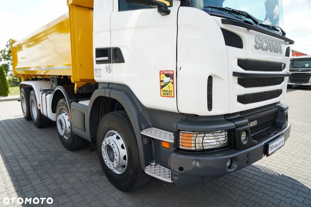 Scania G 400 / 8x4 / WYWROTKA / HYDROBURTA / BORDMATIC / MANUAL - 17