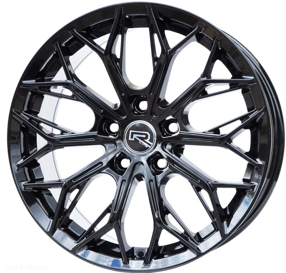 1407 BL CZARNE NOWE FELGI 17 5x114,3 HONDA LEXUS MAZDA TOYOTA - 1