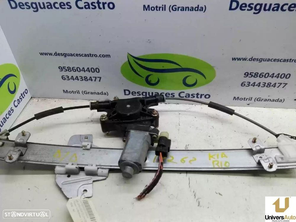 ELEVADOR DE VIDRO FRONTAL DIREITO KIA RIO II SEDAN 2006 -D4FA - 2