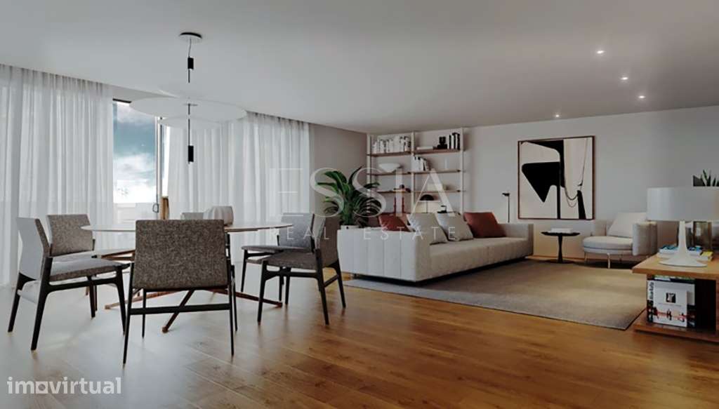 T2 Novo Garagem e Terraço 61m2 | T2 Gaia Av da República perto Metro - Grande imagem: 2/9