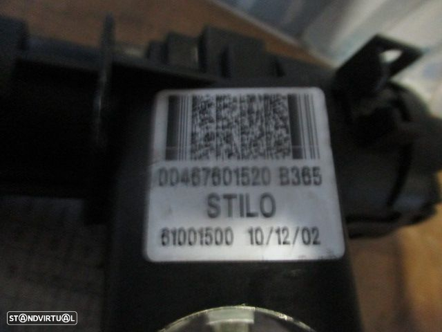 Canhão 00467601520 B365 FIAT STILO SW 2003 1.6 16V 105CV 5P PRETO Kit - 2