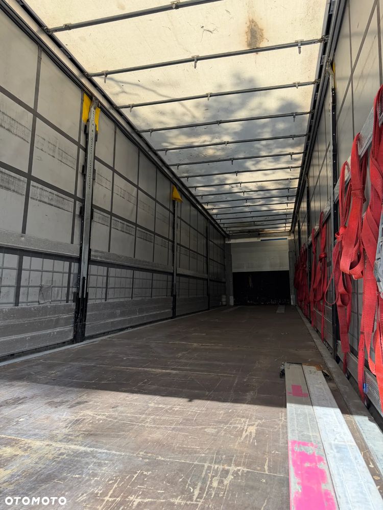Schmitz Cargobull FIRANKA / PODNOSZONY DACH / PLANDEKA JAK NOWA / RAMA OCYNK / PEŁNE WYPOSAŻENIE DO ZAŁADUNKU PASY, MATY, NAROŻNIKI / 2 KOŁA ZAPASOWE / GOTOWA DO PRACY !! - 19