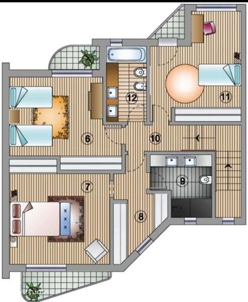 Moradia com piscina e jardim - Grande imagem: 2/12