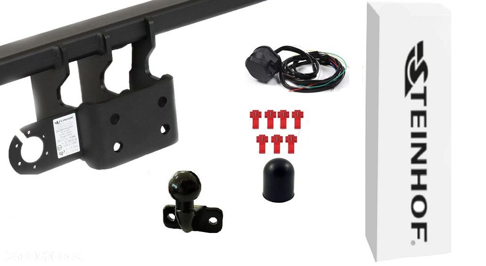 Hak holowniczy+WIĄZKA 7PIN do Volkswagen Transporter T4 Skrzynia 1990-2003 - 1