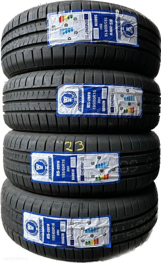 4 x 195/60R16 Sunwide RS-Zero 2023r. Opony Letnie - 1
