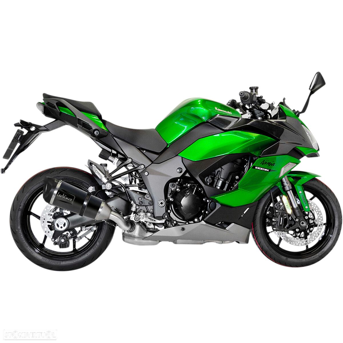ponteira escape leovince  kawasaki ninja 1000 sx - 14336sb - 1