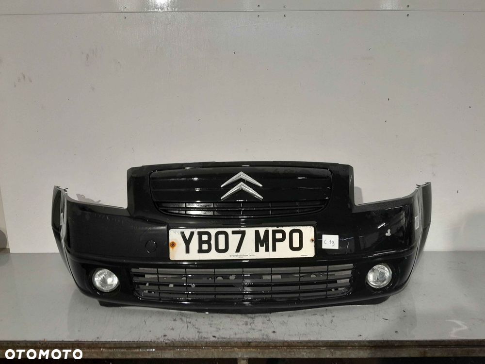 ^ ZDERZAK PRZÓD PRZEDNI DO CITROEN C2 EXL CZARNY HALOGENY