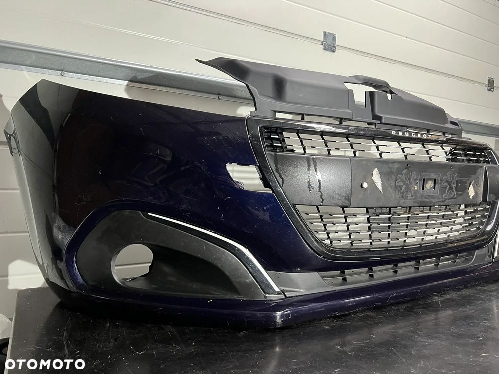 ZDERZAK PRZÓD PRZEDNI ALLURE BLACK PEUGEOT 208 LIFT - 4
