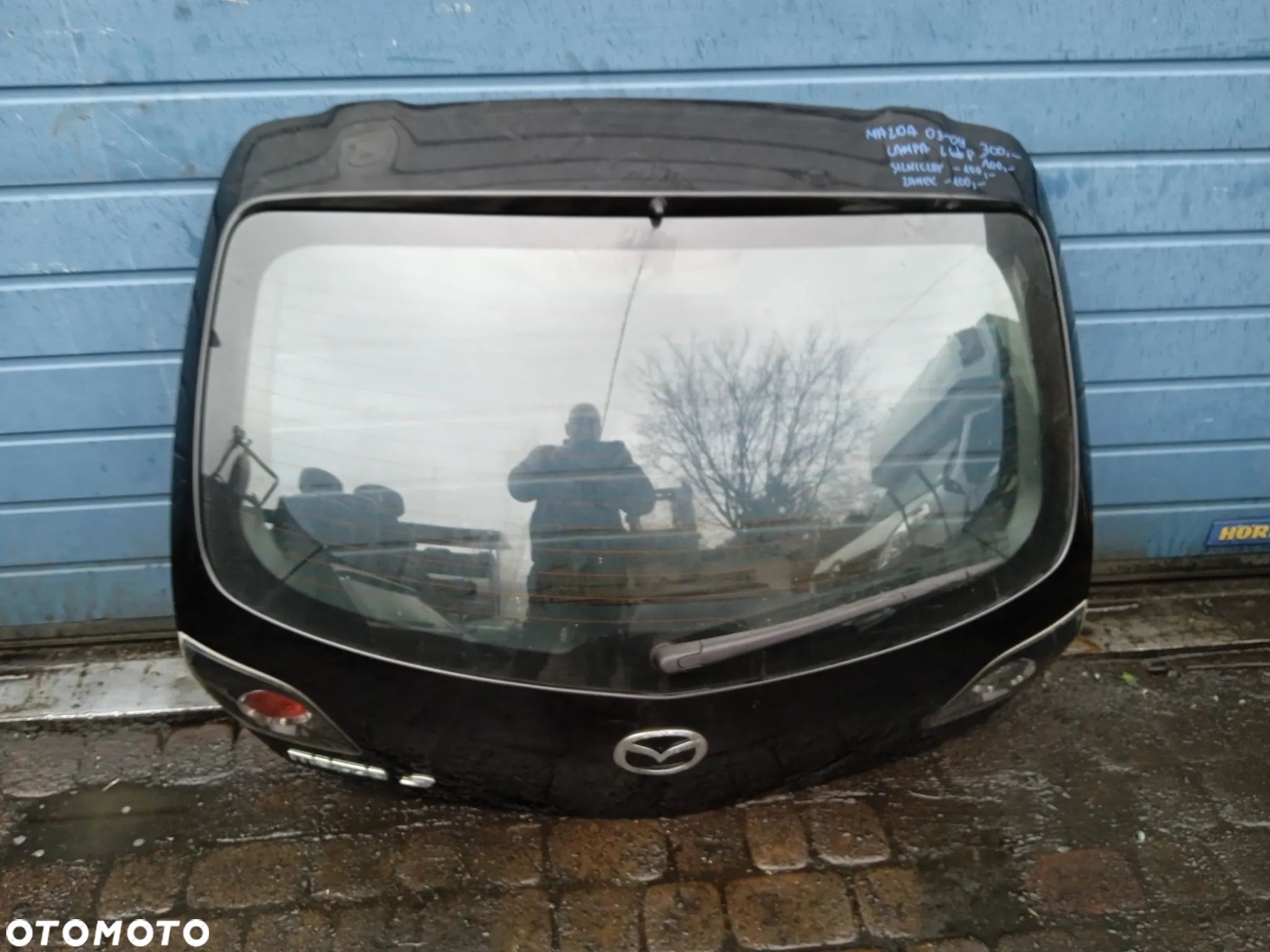 KLAPA TYLNA MAZDA 3 HB 03-09 LAMPA SILNICZEK WYCIERACZKI ZAMEK - 1