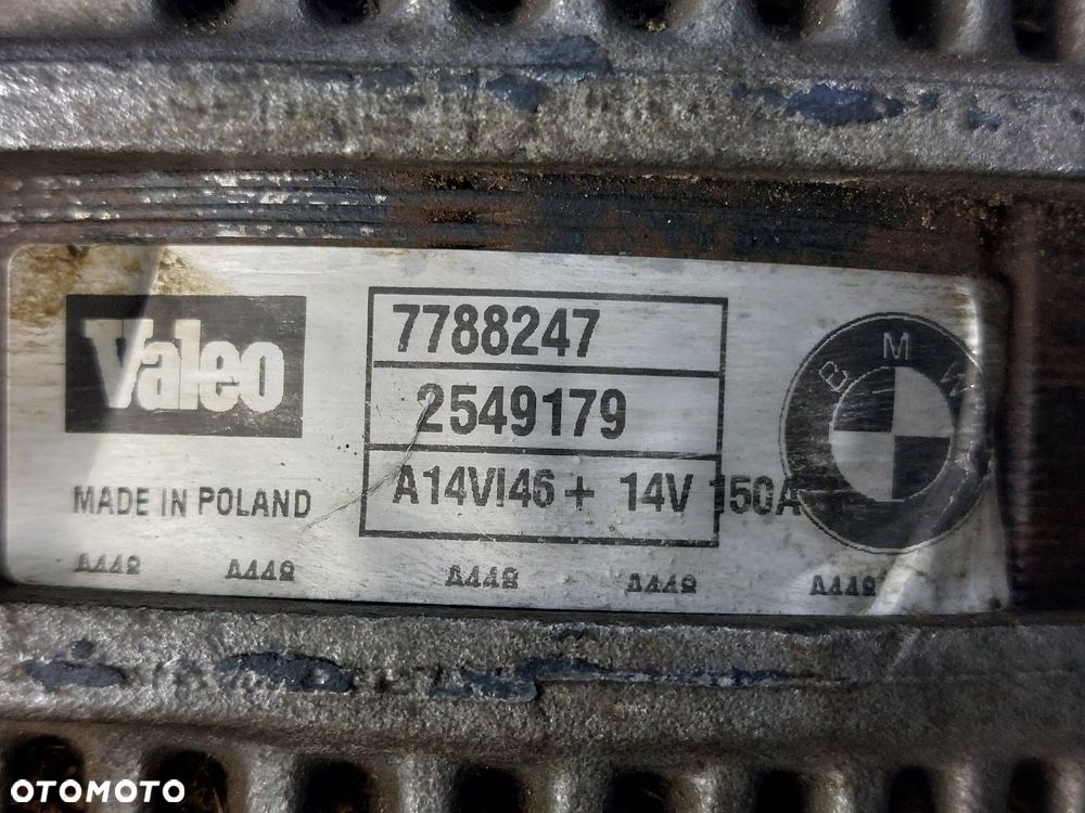ALTERNATOR BMW E46 320D 2.0 D M47 7788247 2549179 - 3