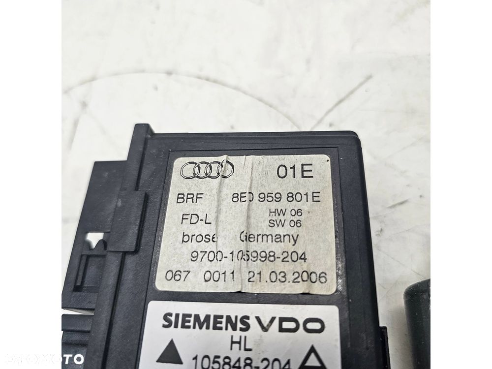 SILNIK SILNICZEK SZYBY AUDI A4 B6 B7 8E0959801E - 5