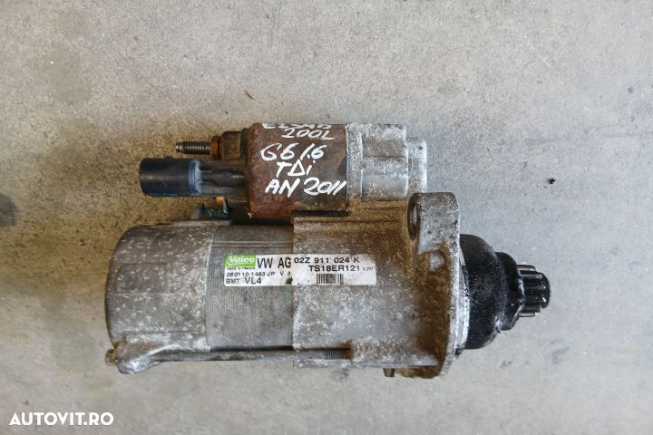 Electromotor 02Z911024K 02Z911024K Volkswagen VW Golf 6 [2008 - 2015] - 1