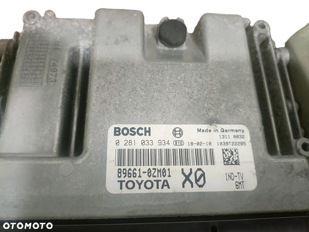 TOYOTA COROLLA E16 12-19 1,4 D4D sterownik komputer silnika BOSCH 0281033934 * - 2