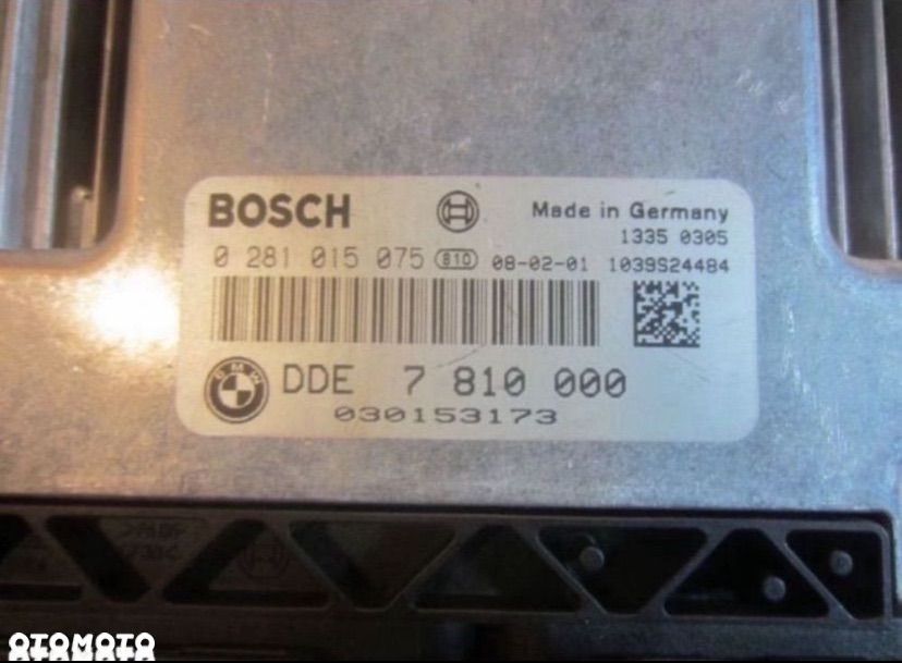 dde 7810000 sterownik komputer silnika bmw e90 e91 e92 e87 - 2