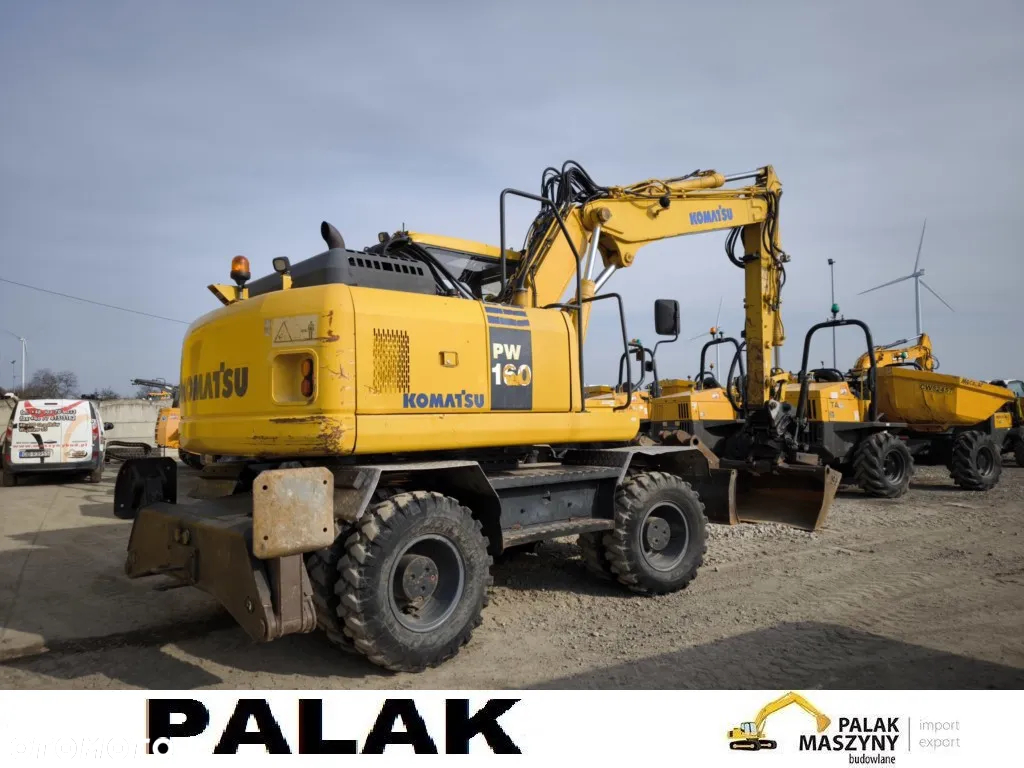 Komatsu Koparka kołowa KOMATSU PW 160-7E +ROTATOR , 2009 rok - 4