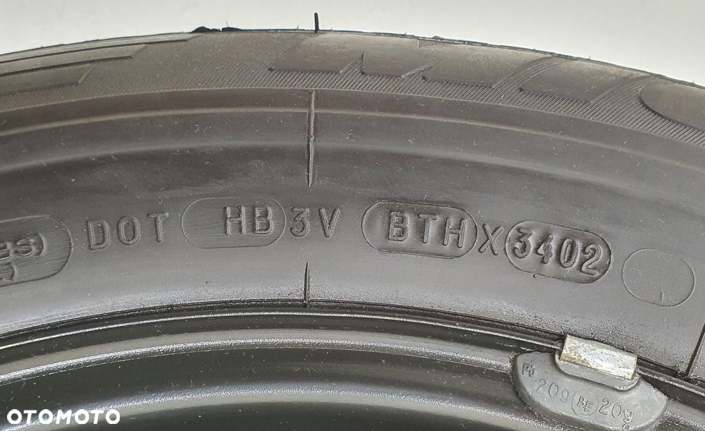 KOŁO ZAPASOWE DOJAZDOWE 225/60/R16 5X112 MERCEDES W220 2204001202 - 5