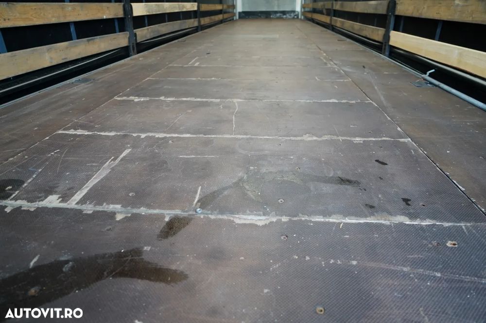 Wielton CORTINĂ STANDARD / REMORCA DIN OȚEL - 9 M / AXĂ CULISANTĂ / SAF / ACOPERIȘ CULISANT / - 19