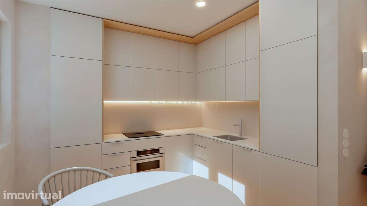 Apartamento T1 totalmente remodelado com garagem no Centro de Lisboa- - Grande imagem: 4/28