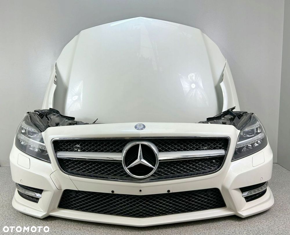 MERCEDES CLS W218 AMG PRZÓD MASKA PAS LAMPY ILS ZDERZAK BŁOTNIKI - 1