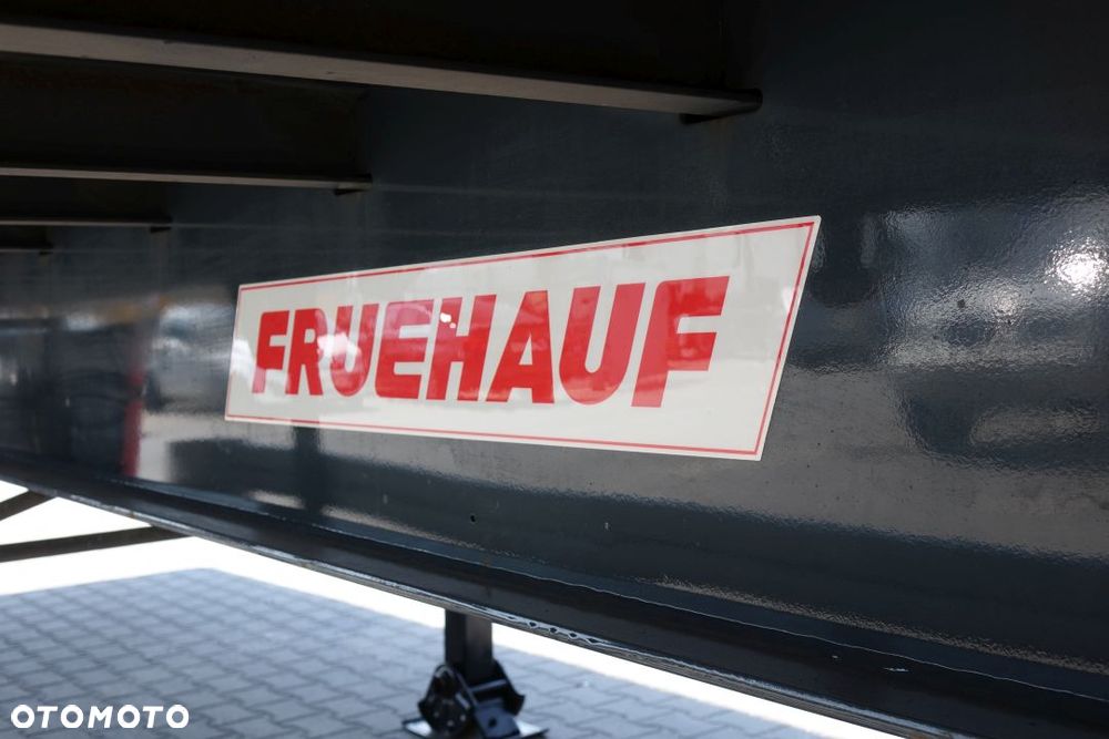 Fruehauf KONTENER / FURGON / OSIE SAF / ROLETA / OŚ PODNOSZONA / PODŁOGA SZYNA-DESKA - 23