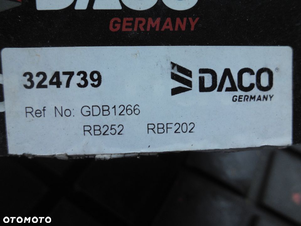 Klocki hamulcowe przód PASSAT B2 B5 '96-'00 DACO - 3