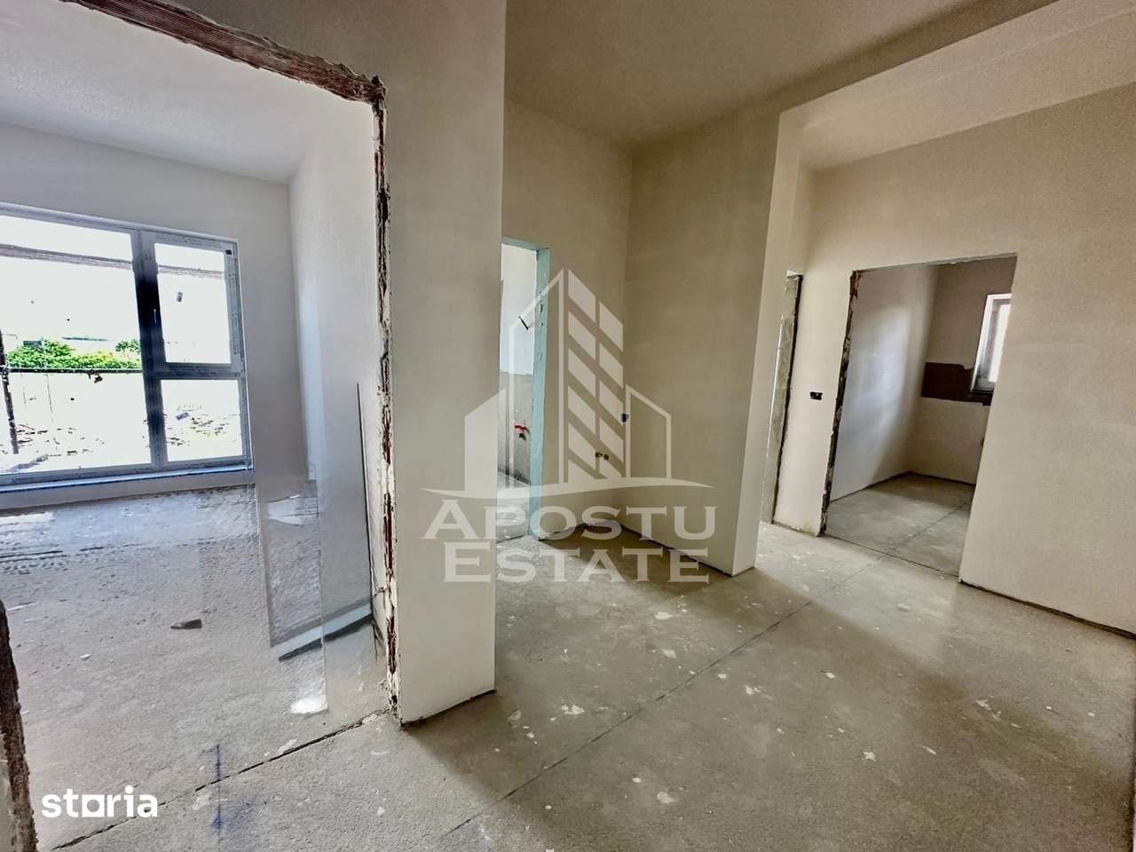 Apartament cu 2 camere, etaj intermediar, decomandat, Giroc — fotografia 1