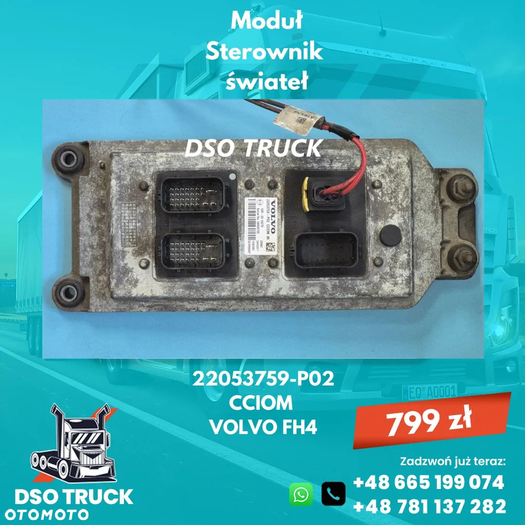 Modul Sterownik swiatel 22053759-P02 CCIOM VOLVO FH4 - 1