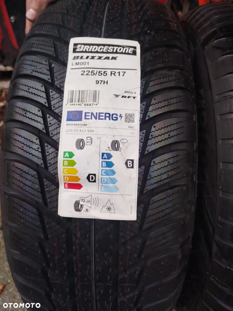 225/55R17 97H BMW Bridgestone Blizzak LM001 Nowe z magazynu wyprzedaż 50% ceny. - 4
