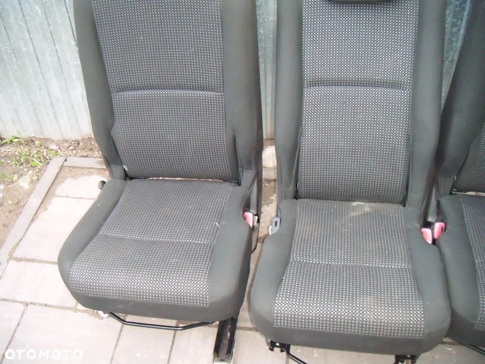 toyota corolla verso 05r komplet foteli tył+przód - 4