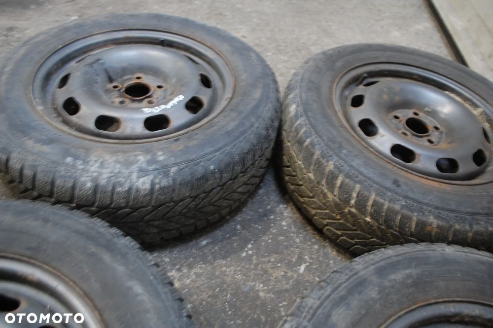 FELGI STALOWE + OPONY ZIMOWE 1J0601027H 195/65R15 ET38 6J NOKIAN DĘBICA VW GOLF IV NEW BEETLE SKODA SEAT AUDI 1J0601027Q - 17