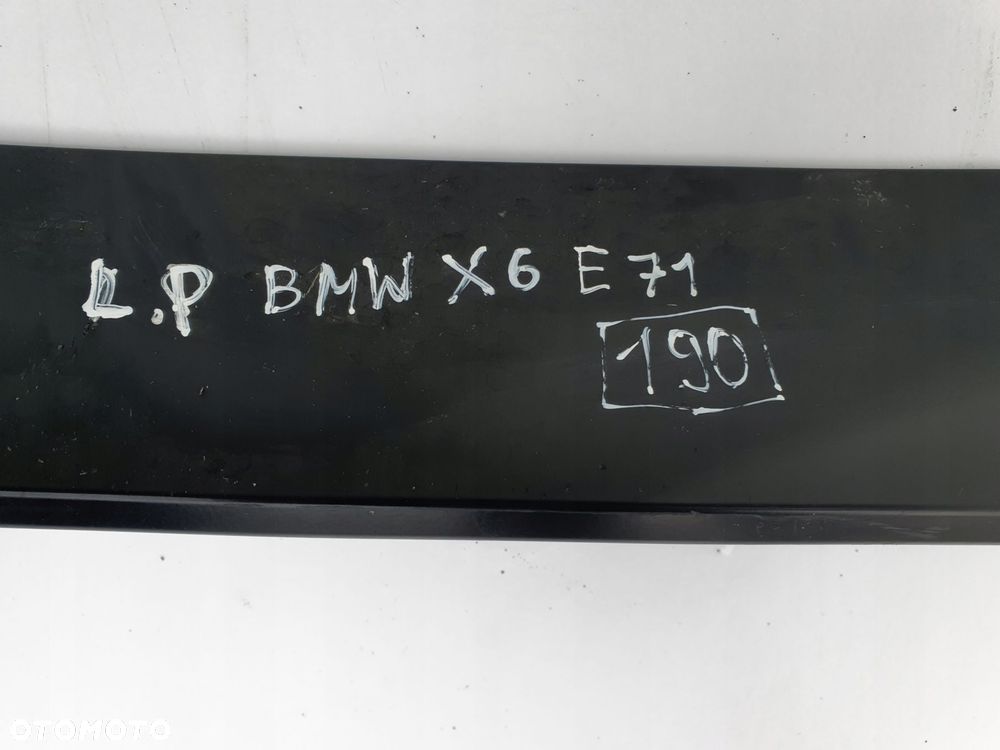 LEWY RELING DACHOWY BMW X6 E71 Mocowanie bagażnika - 8