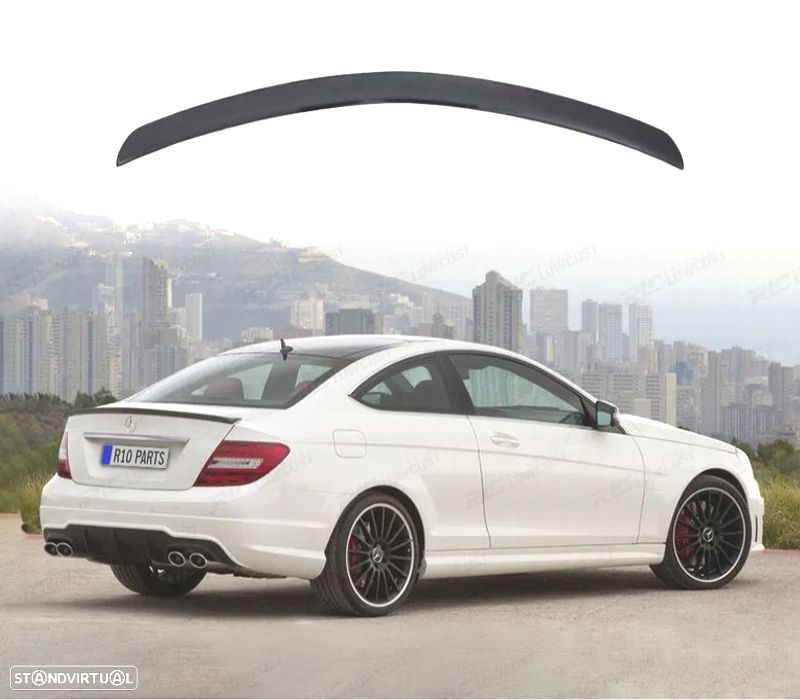 AILERON SPOILER TRASEIRO MERCEDES CLASE C W204 07-14 COUPÉ LOOK AMG C63 - 1