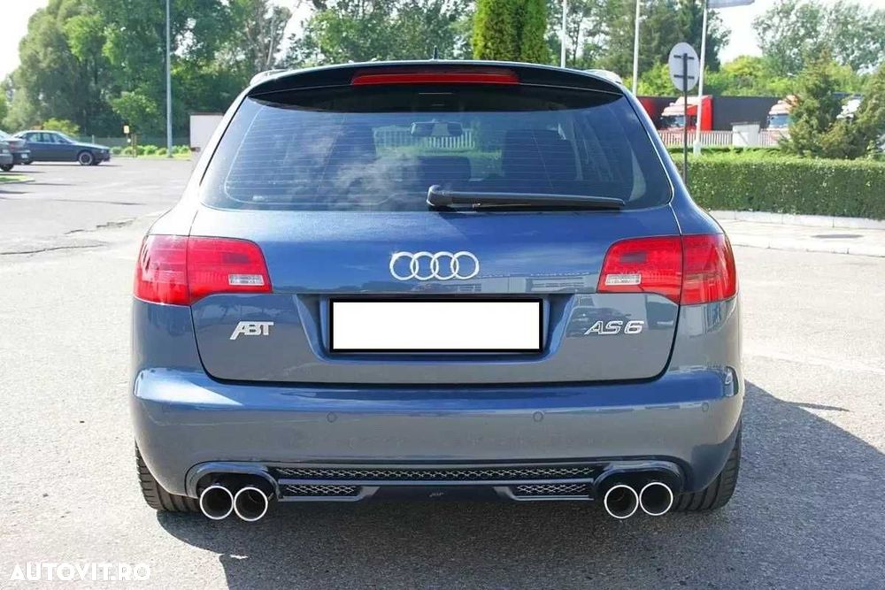 Prelungire spoiler tuning sport bara spate Audi A6 C6 4F ABT Avant S line RS6 S6 2004-2008 ver1 - 7