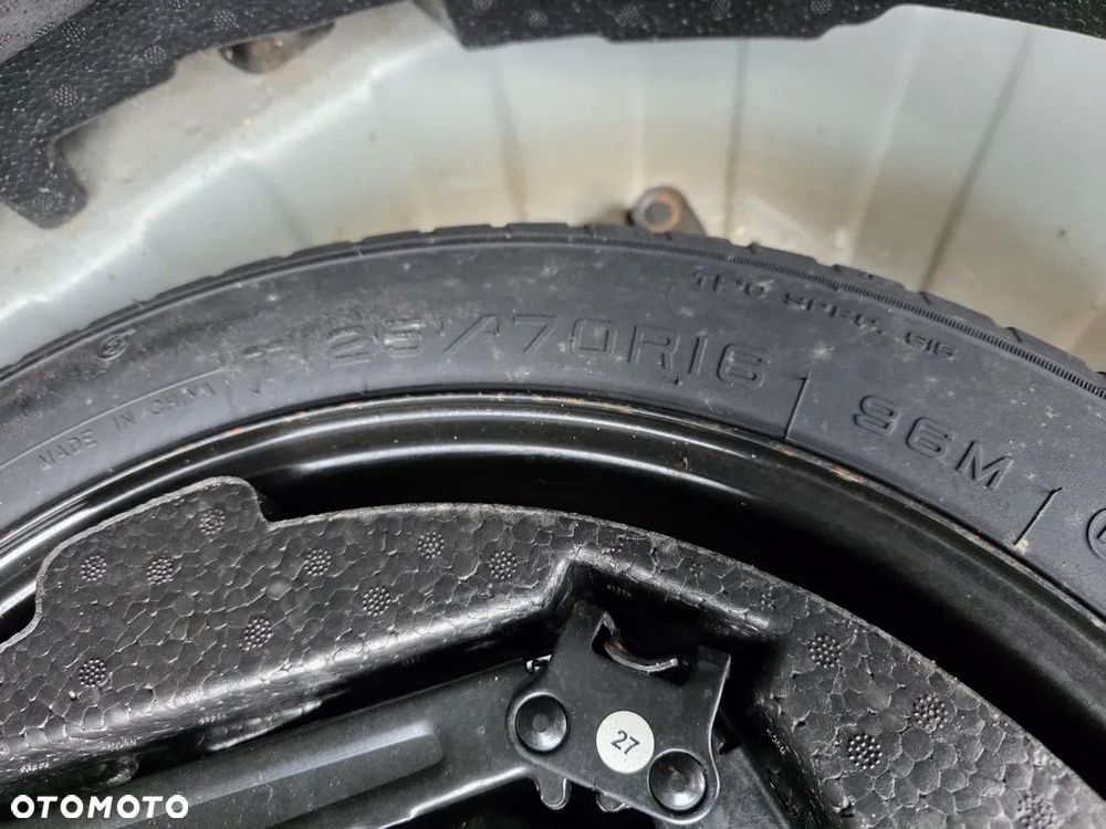OPEL MOKKA KOŁO ZAPASOWE DOJAZDOWE R16 KLUCZ LEWAREK ZESTAW - 2