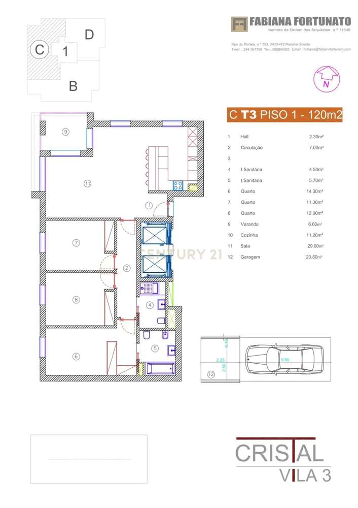 Apartamento T3, em Construção, na Marinha Grande - Grande imagem: 4/4