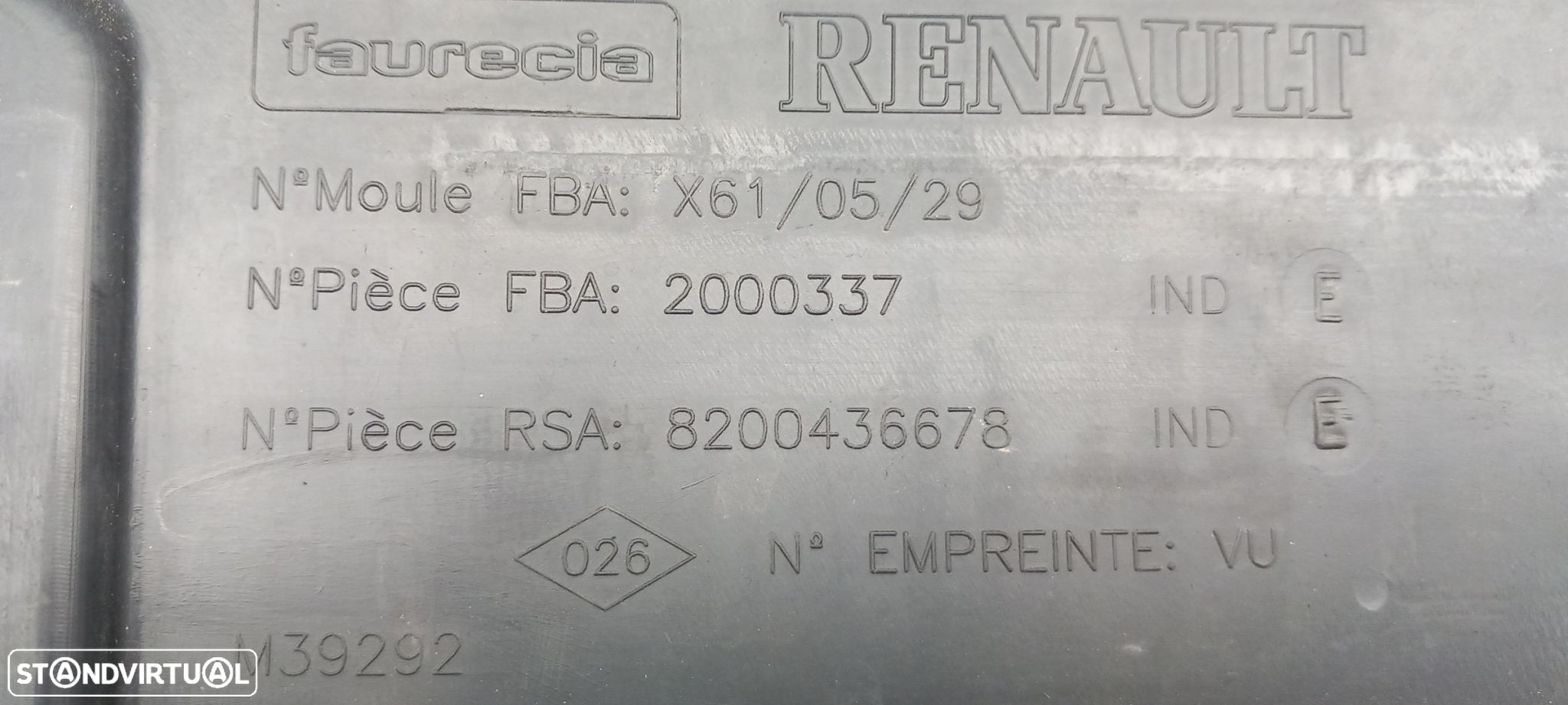 Pára-choques frente RENAULT Kangoo Express (FW0/1_) - 5