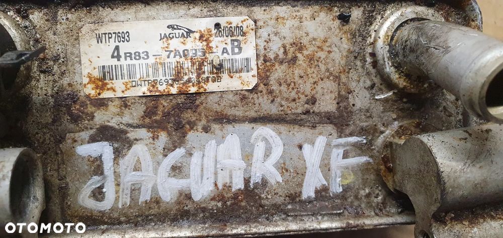 Chłodnica oleju skrzyni biegów automat Jaguar XF X250 2.7 TDV6 4R83-7A095-AB - 7