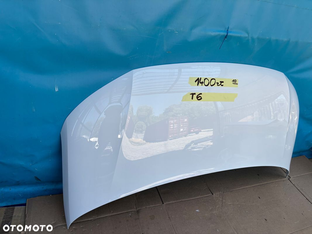 VW T6 TRANSPORTER MULTIVAN CARAVELLE 16- maska pokrywa silnika biała - 2