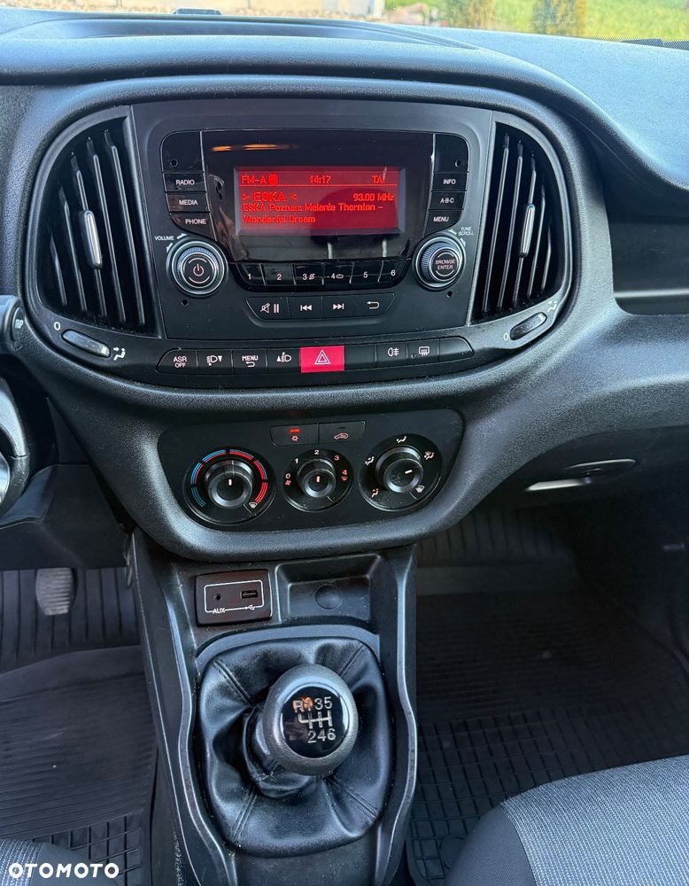 Fiat DOBLO L1H1, gwarancja, 1.6-105km,serwisowany, klima,tempomat, czujniki pdc - 16