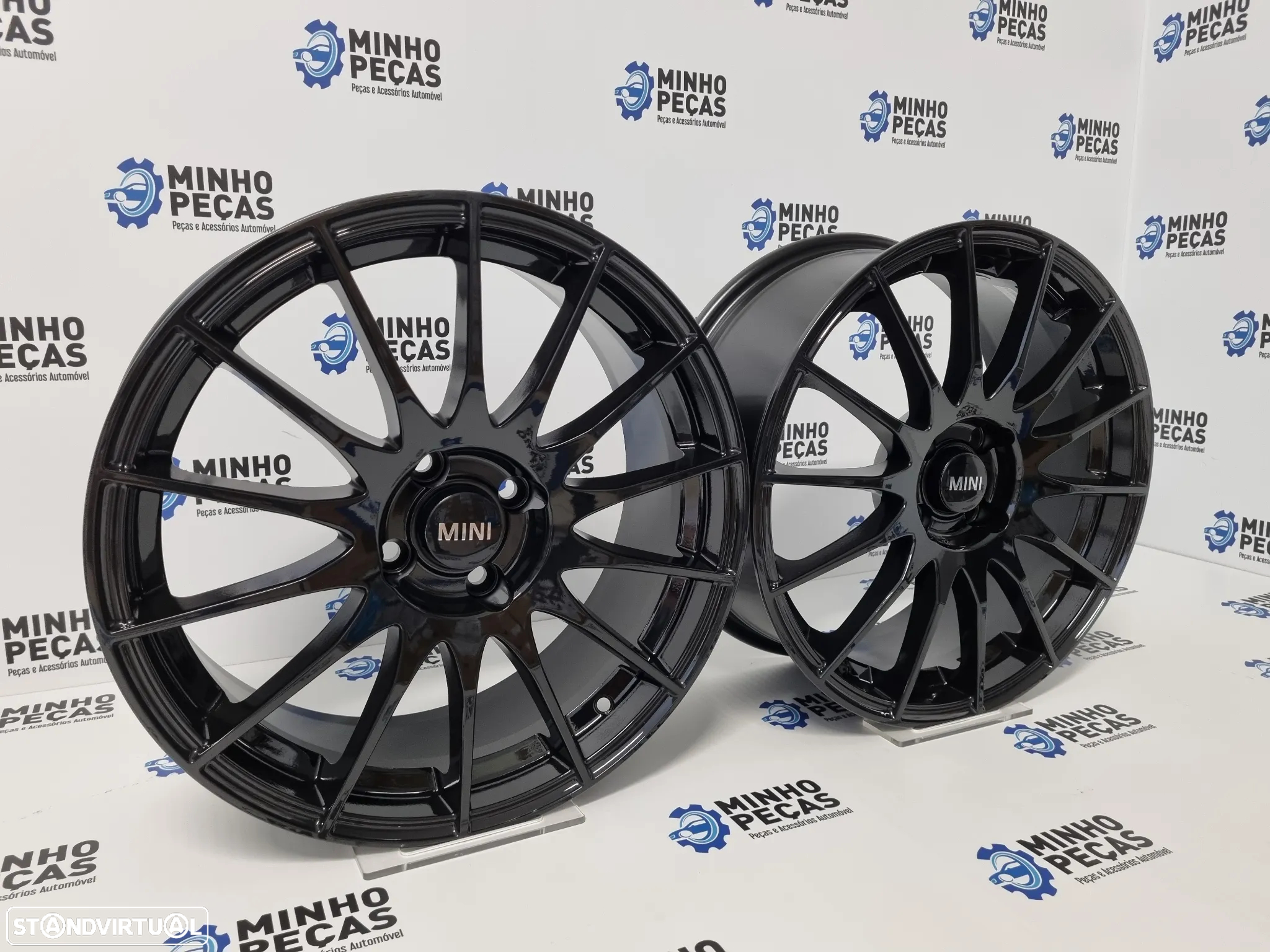 Jantes Look Mini em 17 (4x100) Preto Brilho - 3