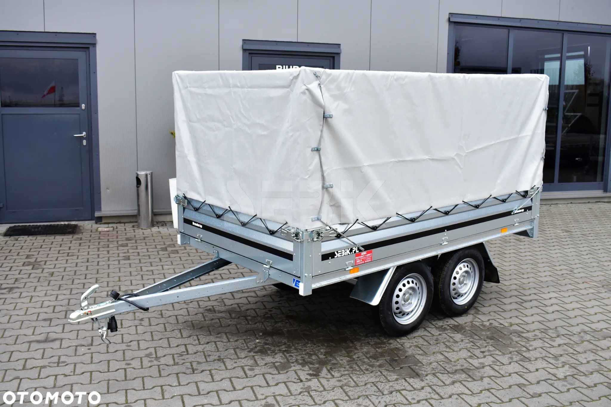 Brenderup HIT SUPER PRZYCZEPA 3251 T 250 x 142 cm. OTWIERANE WSZYSTKIE BURTY - 10