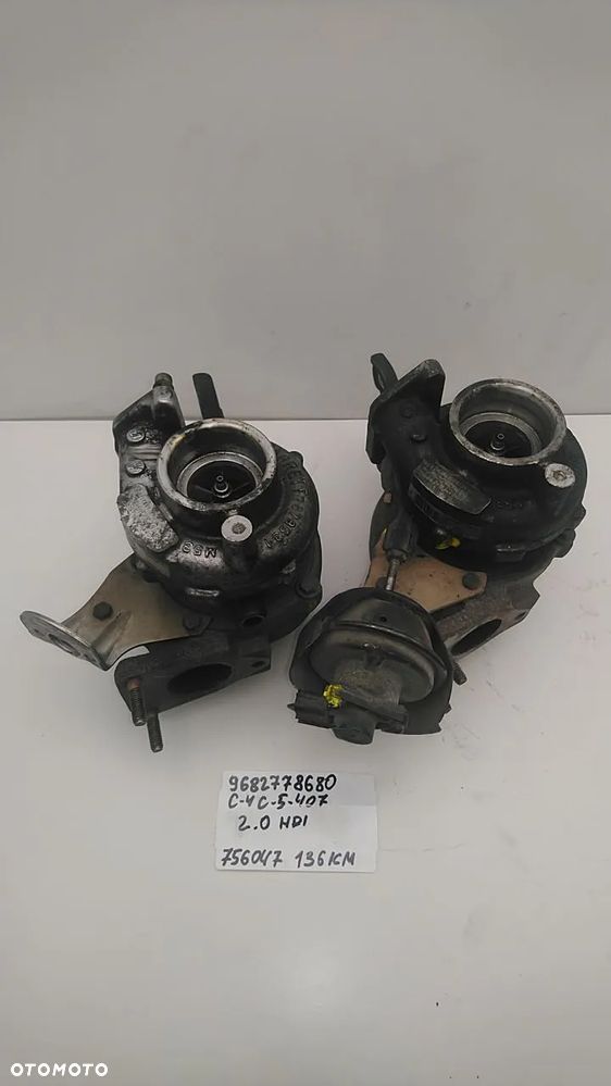 TURBOSPRĘŻARKA C-4 307 2.0HDI 136KM 9654919580 - 6