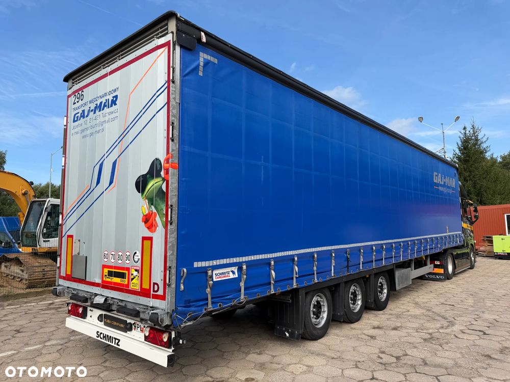 Schmitz Cargobull FIRANKA MEGA / OPONY R 19.5 / RAMA OCYNK / PODNOSZONY REGULOWANY DACH / KOŁO ZAPASOWE / ALUMINIOWE DESKI / BARDZO ŁADNY STAN / FAKTURA VAT MARŻA / 2021 ROK !!