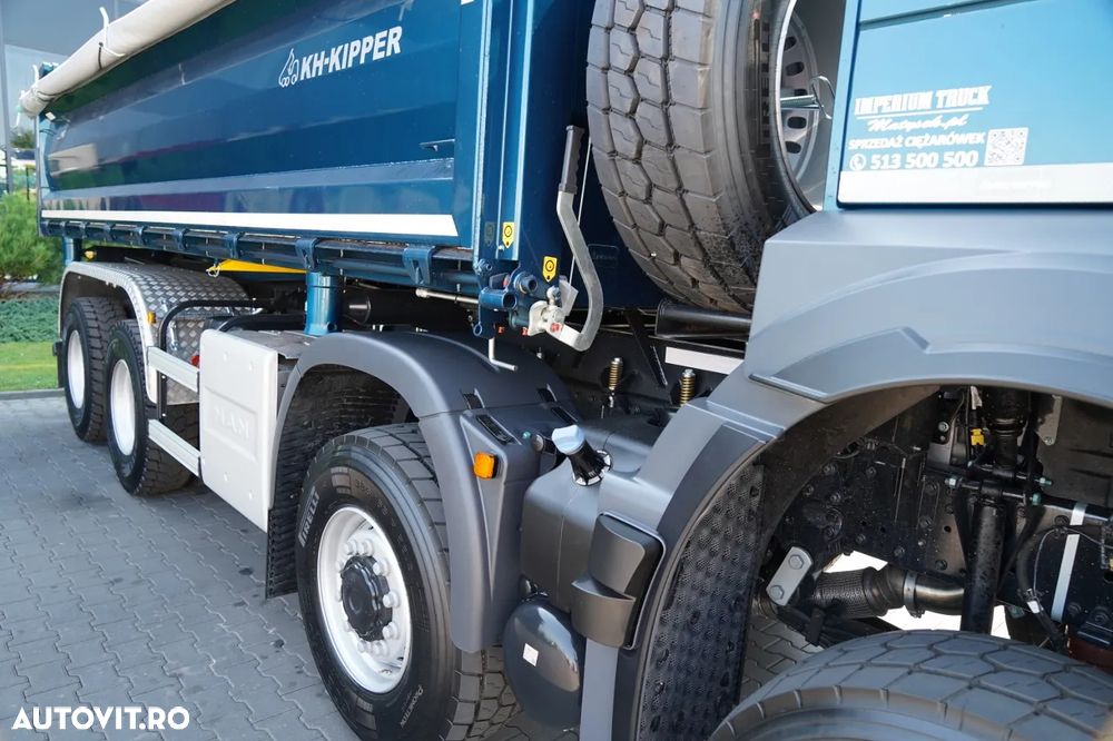 MAN TGS 41.480 / 8x8 / BASCULANĂ SPATE / MANUAL / NOU NOU / KH-KIPPER / - 22
