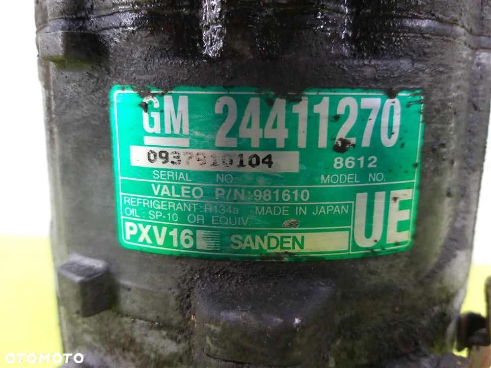 Sprężarka klimatyzacji Opel ZAFIRA B Vectra C 2002-2008 1,8 16V 24411270 - 3