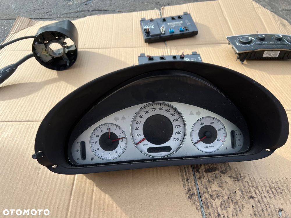 Mercedes clk w209 licznik taśma zwijak manetka panel klimatyzacji moduł drzwi - 4