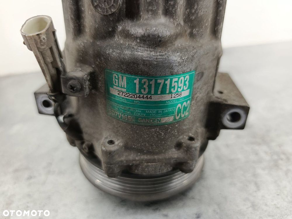POMPA, SPRĘŻARKA KLIMATYZACJI OPEL VECTRA C 13171593  SD7V16 2.0 DTI - 7