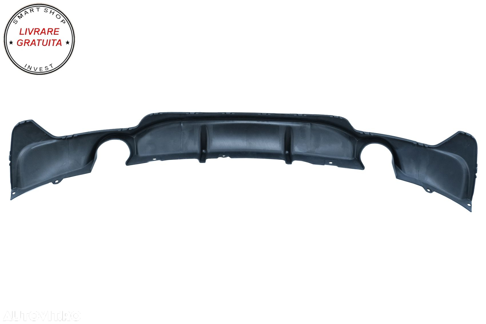 Difuzor Bara Spate Cu Evacuare Dubla BMW Seria 4 F32 F33 F36 M Performance Design - livrare gratuita - 8